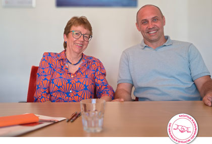 Petra Mellinghoff und ihr Nachfolger Robert Böttcher