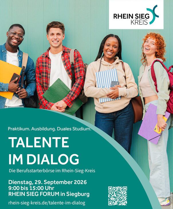 Plakat Talente im Dialog 2026 Berufsstartermesse Talente im Dialog 2026